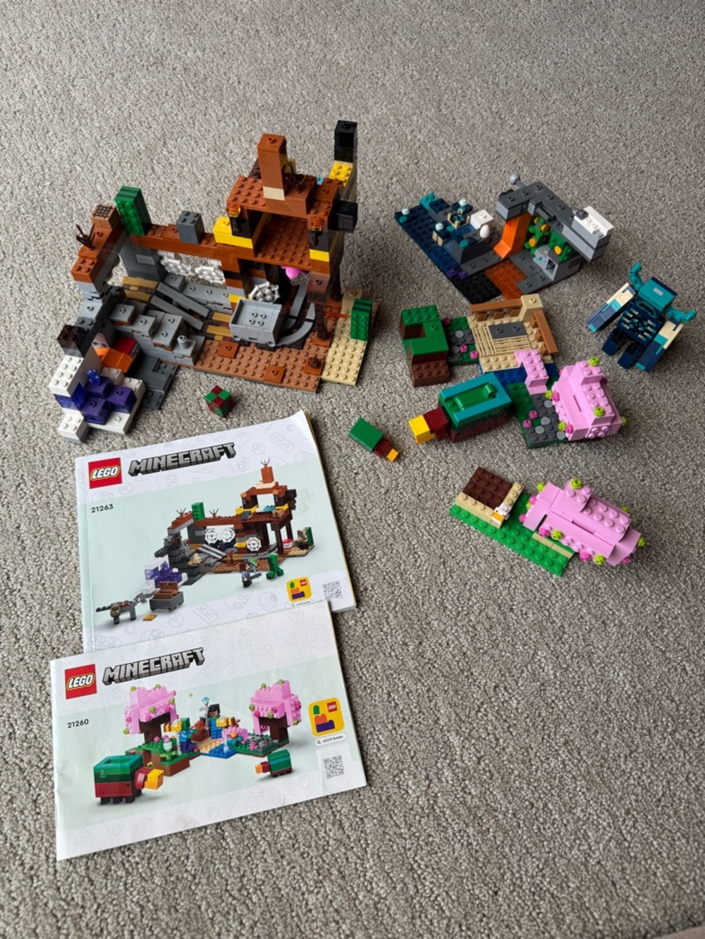 Minecraft Lego sets AS-IS!